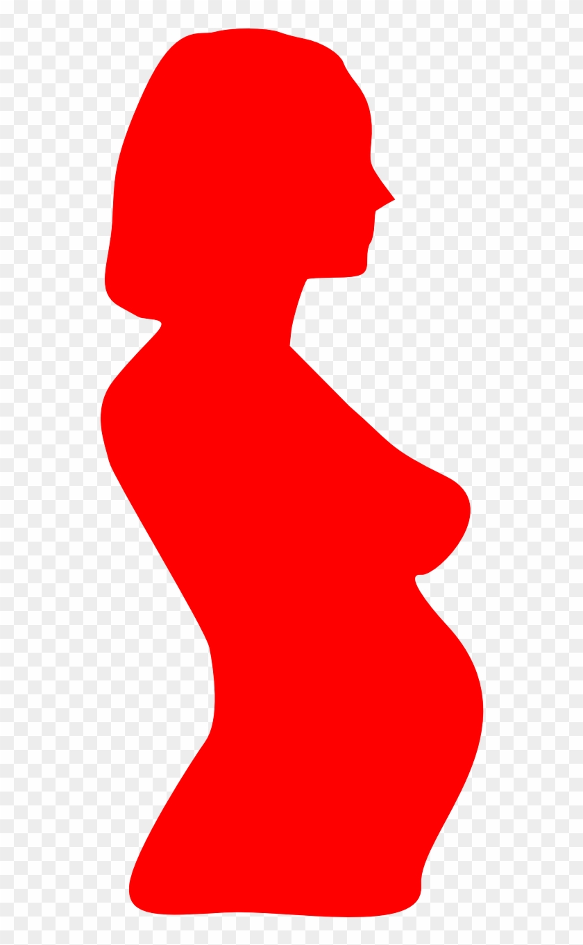 Pregnant Pregnancy Bump Lady Png Image - Red Rabbit Cartoon Png #975225