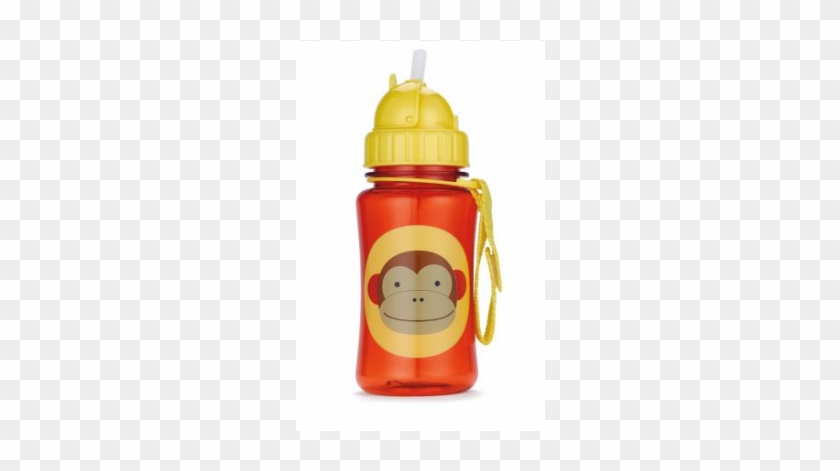 Skip Hop Zoo Straw Bottle - Skip Hop Zoo Feeding Set - Monkey #975344