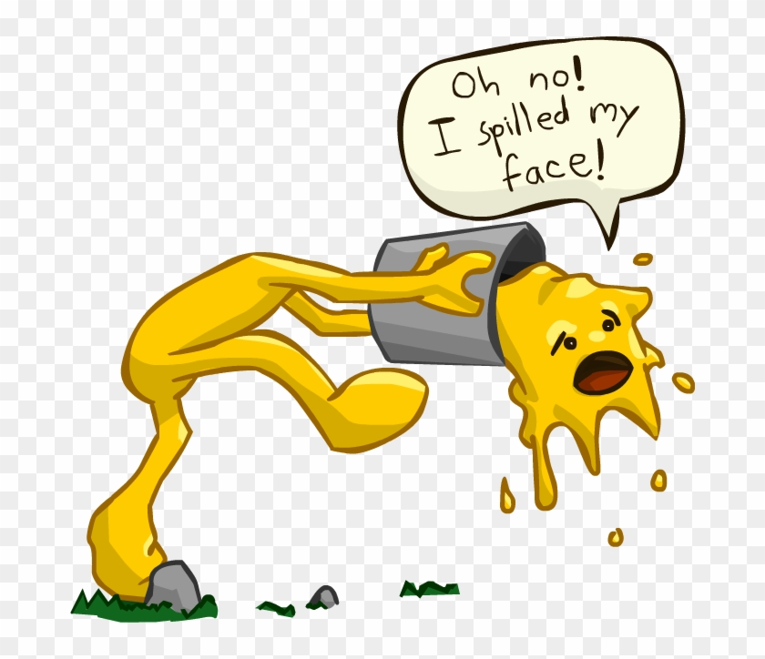 Oh No I Spilled My Face By Thestrandedmoose On Deviantart - Clip Art #975360