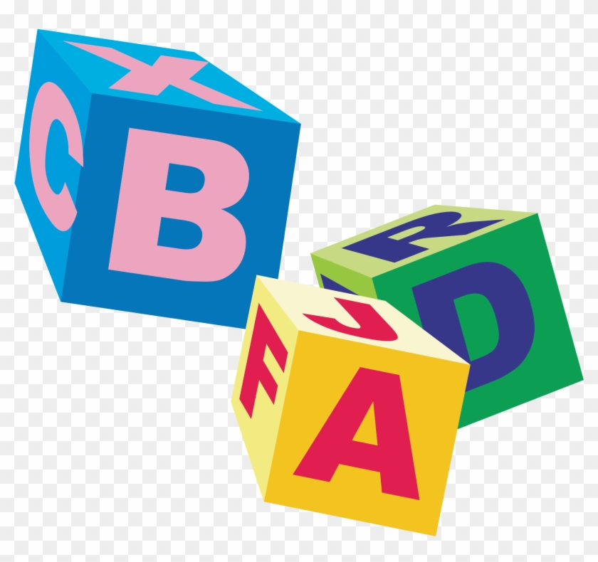 Cube Letter Toy Block - Letters Cube Png #975404