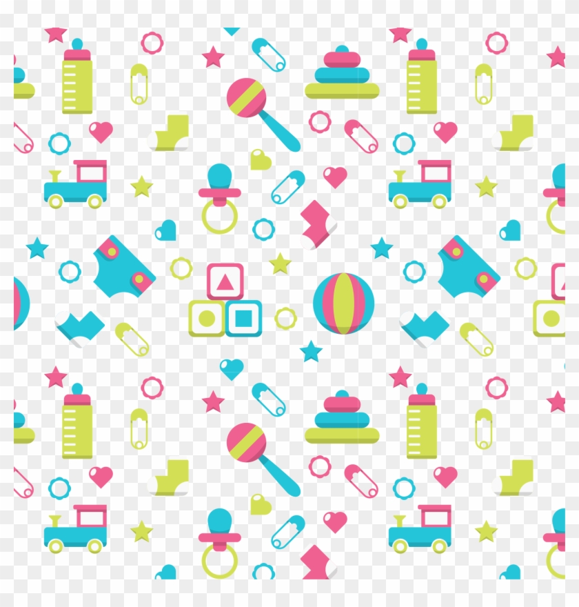 Vector Background Shading Baby Toys - Toys Background Png #975433