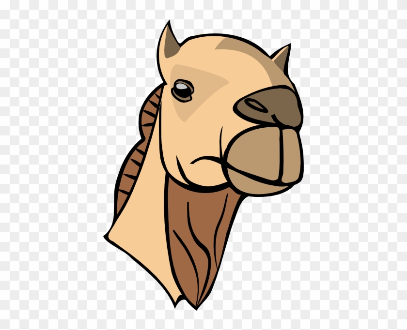 Camel Head Clip Art Free Vector / 4vector - Camel Head Clipart #975441