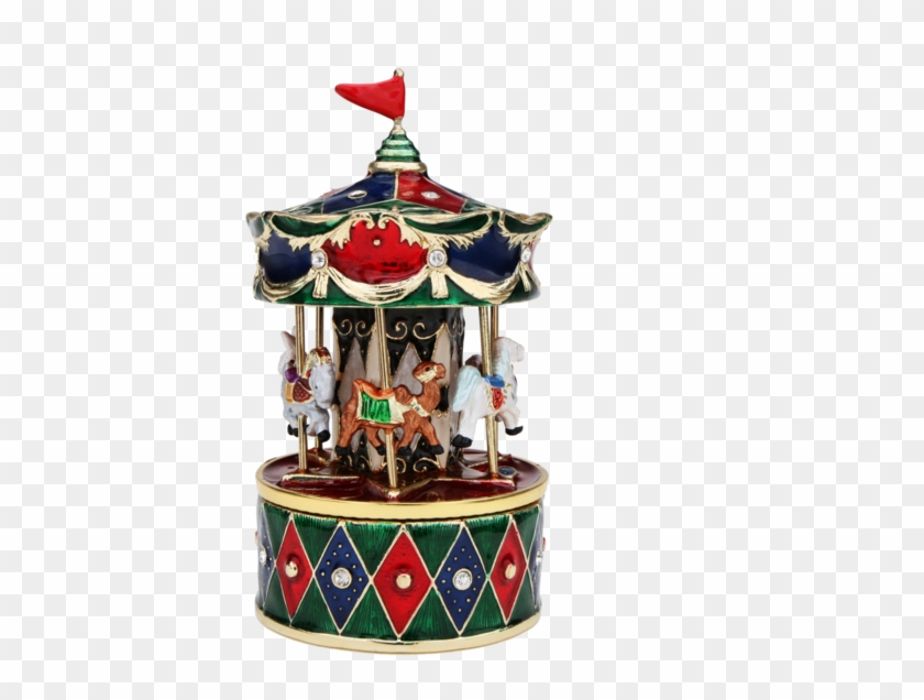 Revolving Animals Carousel Music Box - Plays Ave Maria #975442