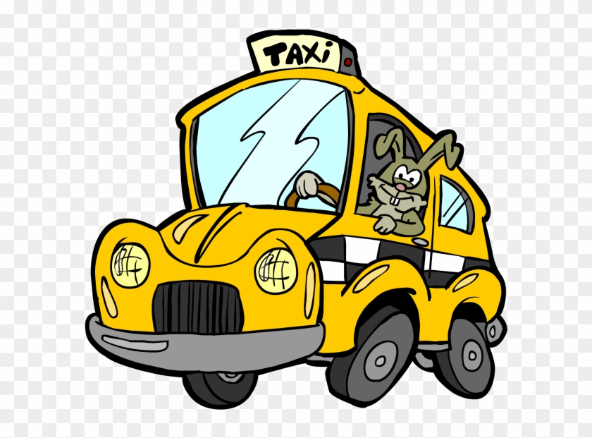 Hare Taxi - Taxi Cartoon #975487