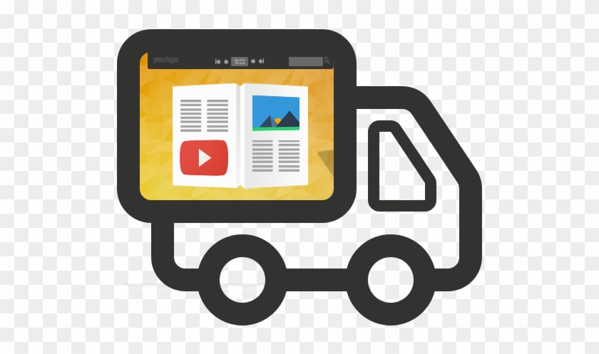 Offline Publishing - White Vector Png Truck #975491