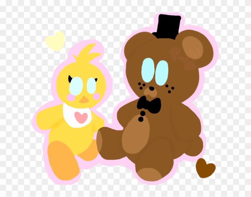 Toy Chica X Freddy - Digital Art - Free Transparent PNG Clipart Images Down...
