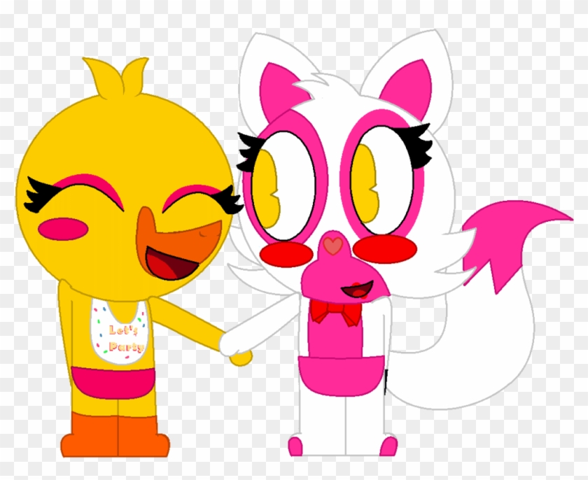 Toy Chica X Funtime Foxy By Child Of Sun - Toy Chica X Toy Foxy #975572