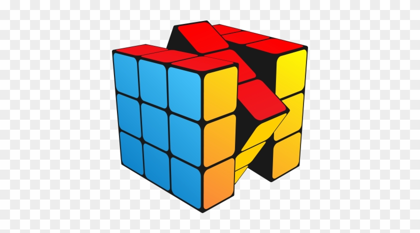 Rubik's Cube Vector And Transparent Png - Cubo Rubik Vector #975582