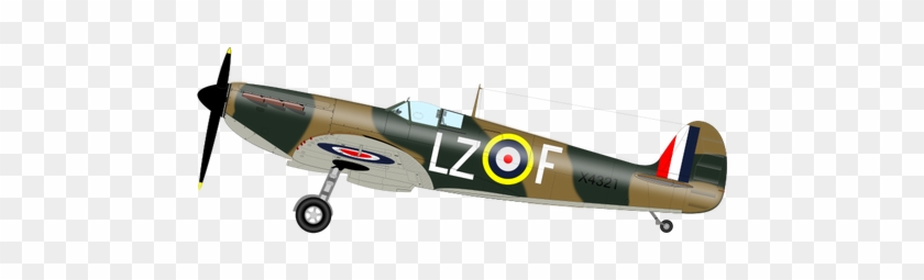 Plane Clipart Spitfire - World War 2 Planes Clipart #975673