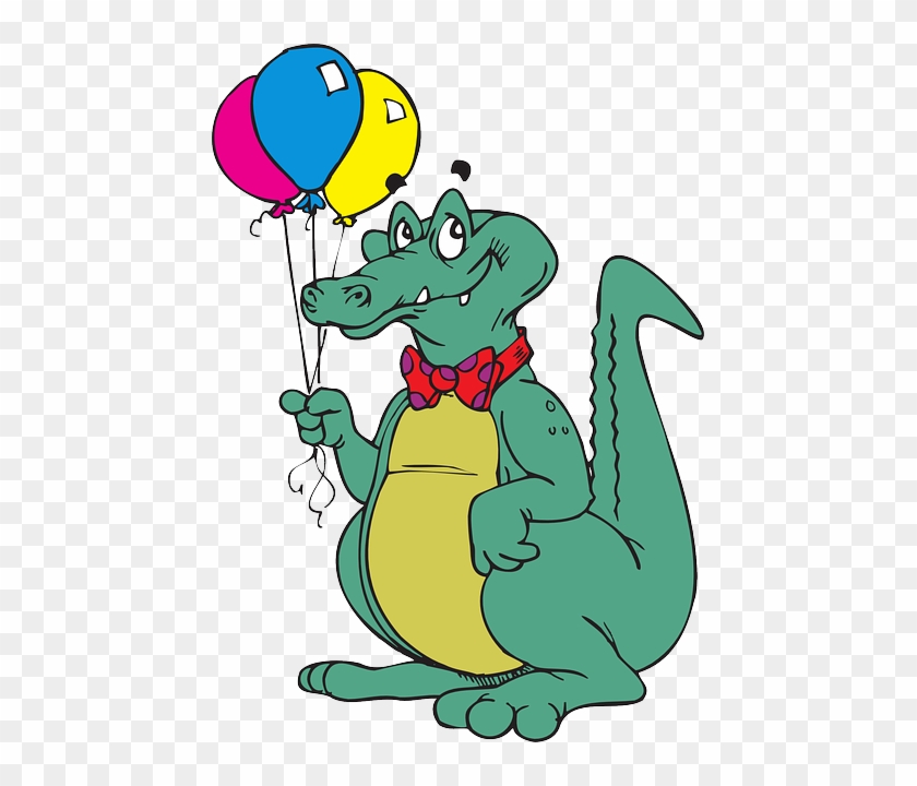 Cute - Rattlesnake - Clipart - Animals Holding Balloons Cartoon #975761