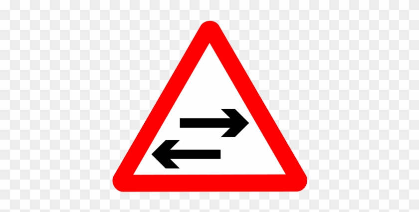 Two Way Traffic Sign #975782
