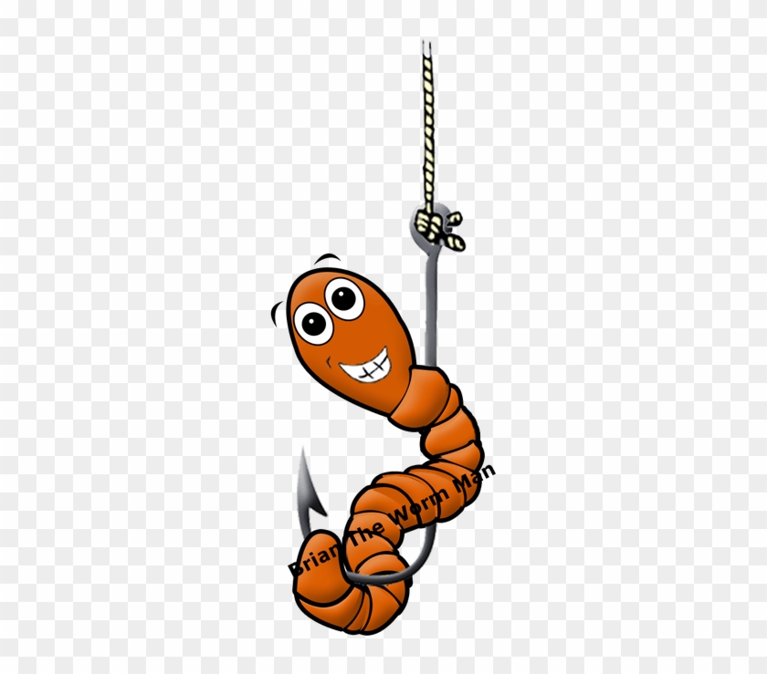 Worms Png Transparent Worms - Worm On Hook Cartoon Png #975804