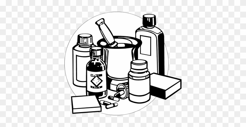 Medical Stock Art - Medicine Black And White #975872