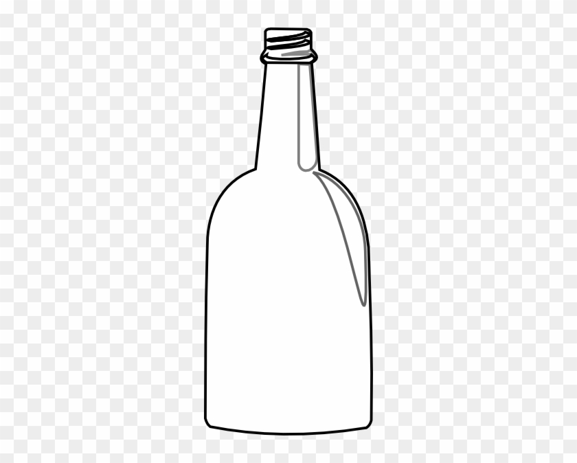 Bottle Outline Clip Art At Clker Com Vector Clip Art - Large Whiskey Bottle Outline #975880