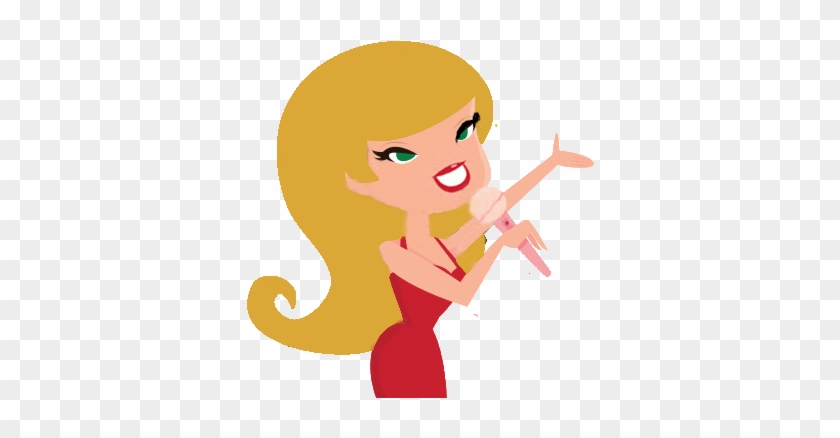 Lovely Cartoon Singers Cartoon Singer Cars - Female Singer Cartoon #975989