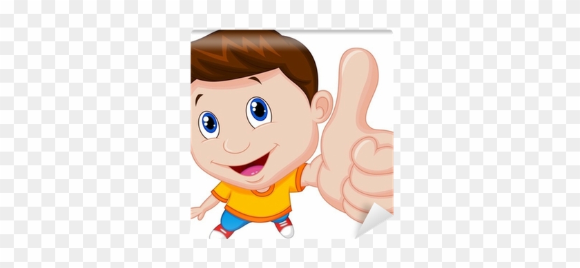 Kid Thumbs Up Vector #975998