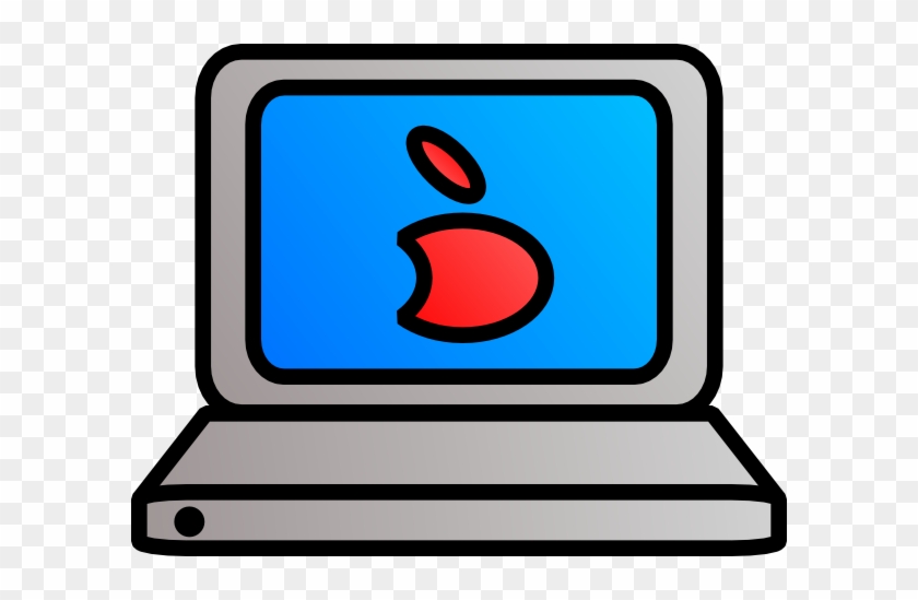 Macbook Clip Art At Clker Com Vector Clip Art Online - Orange Laptop Cartoon #976130