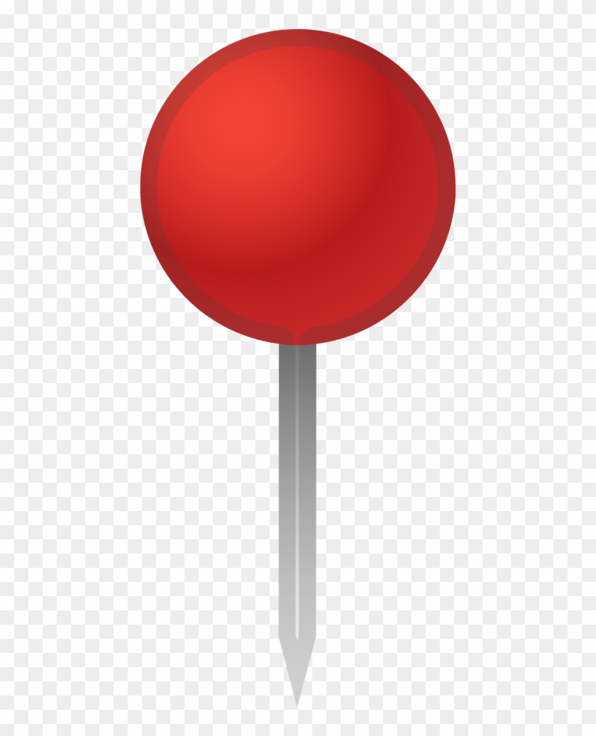 Round Pushpin Icon - Drop Pin Emoji #976152