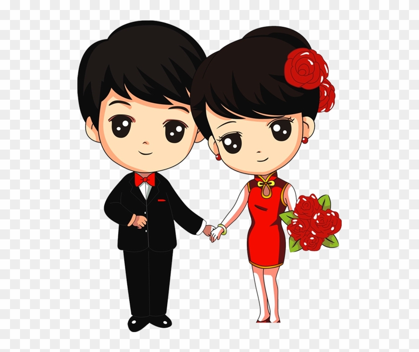 Marriage Song Cartoon Download - Love Couple Cartoon Png #976178