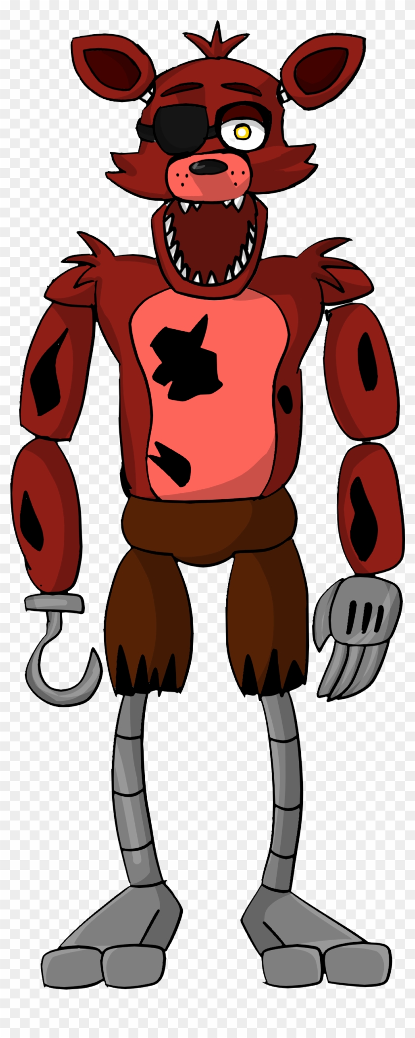 Foxy Full Body By Thatfnafgamer On Deviantart - Five Nights At Freddy's Drawings #976193