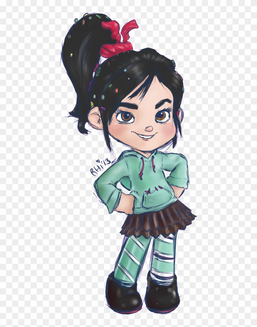 Cartoon Black Hair Figurine - Cartoon #976194