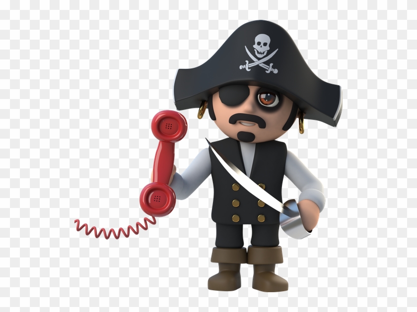 3d Cute Cartoon Pirate Captain - Figurine #976298