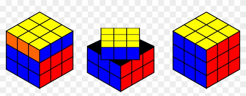 Cube Clipart Rubik's Cube - Rubik's Cube Gif Solving #976348