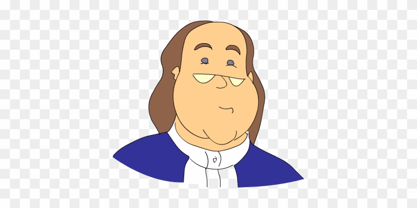 “we Do Not Stop Playing Because We Grow Old, - Ben Franklin Cartoon Face #976377