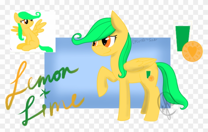 Lemon Lime Pony For Fawfu By Cadetredshirt - Cartoon #976399