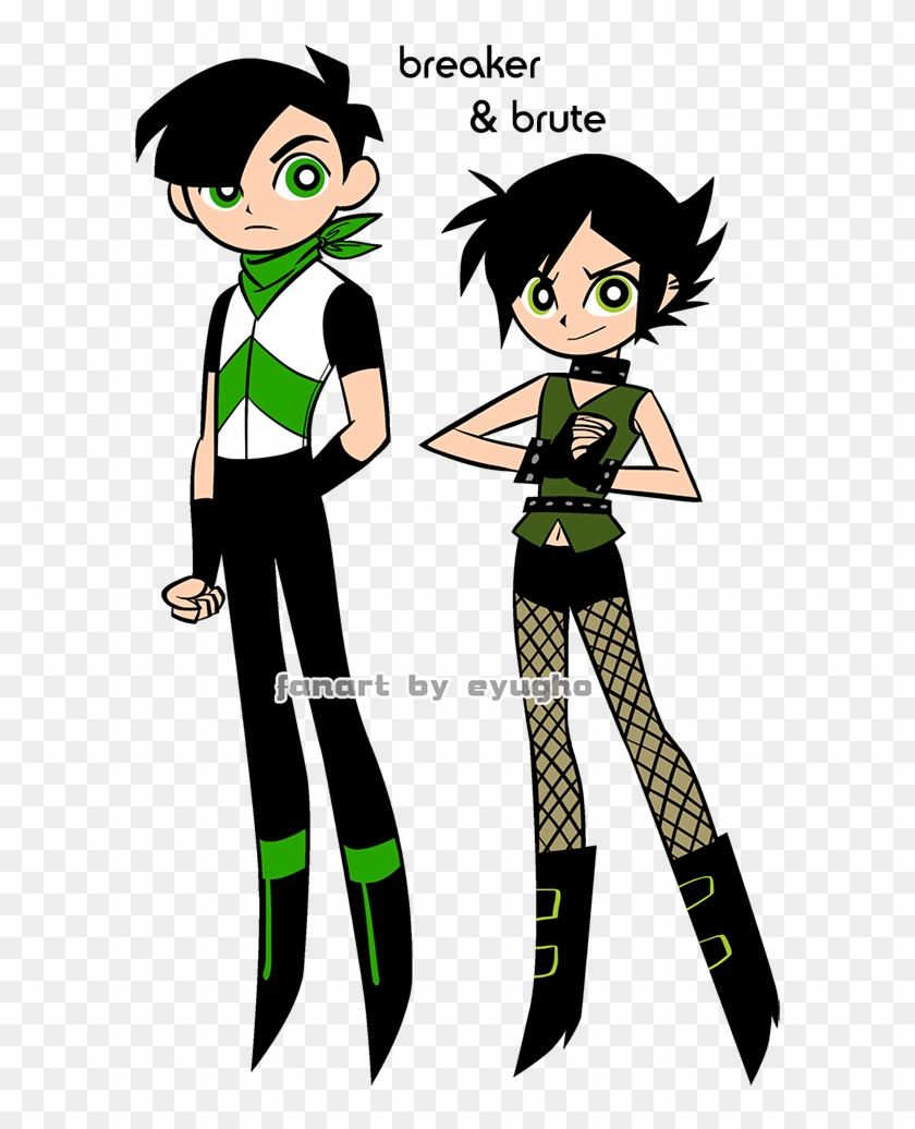 Powerpuff, Rowdyruff, Powerpunk And Rowdyright - Powerpuff Buttercup Butch Art #976455