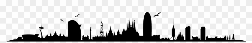 Barcelona Silhouette - Smart City Skyline Silhoutte #976475