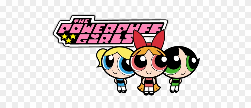 The Powerpuff Girls Tv Show Image With Logo And Character - Powerpuff Girls Gif #976496