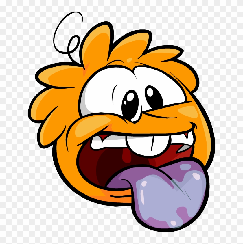 Orange Puffle Troll Face - Internet Troll #976515