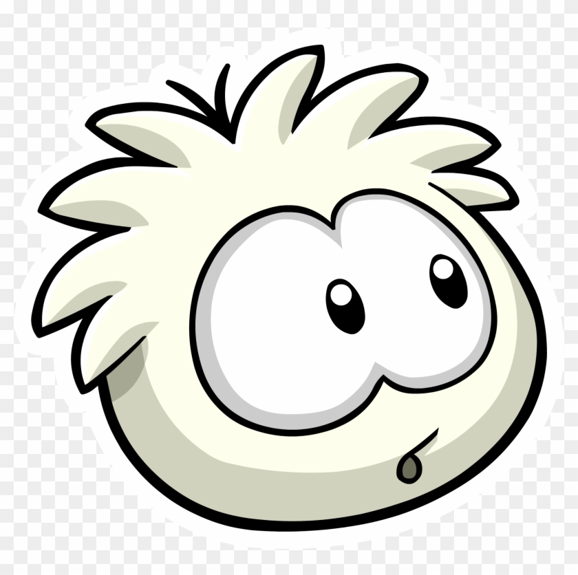 White Puffle Pin - Club Penguin Brown Puffle #976520