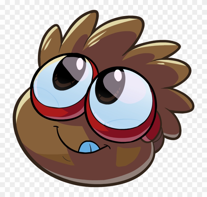 Image Found From The Cp Wiki - Club Penguin Brown Puffle #976580