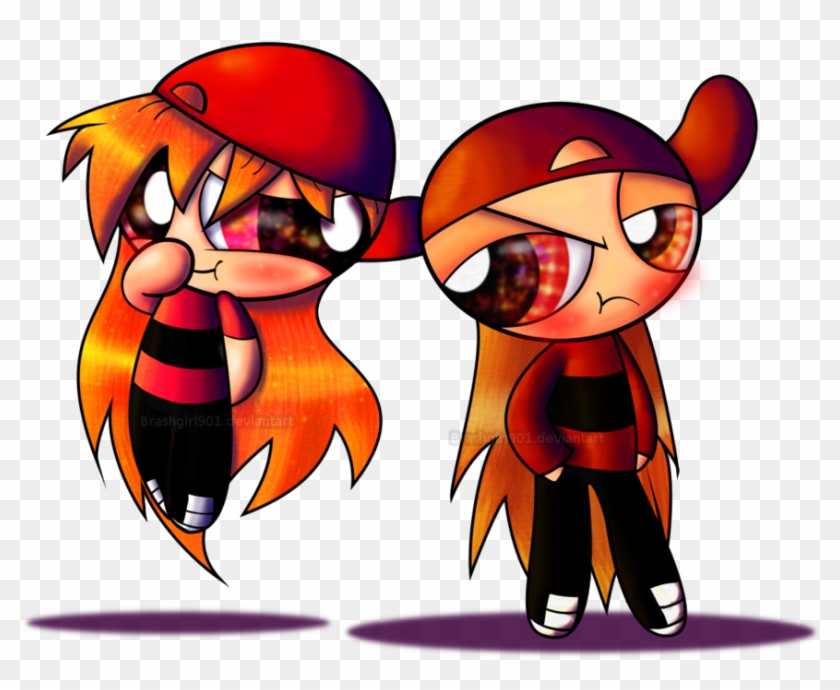 Missemmyjay 72 39 Pc 1/3 Brick And Blutterbell By Missemmyjay - Rowdiedeath Girls And Rowdyruff Boys #976725