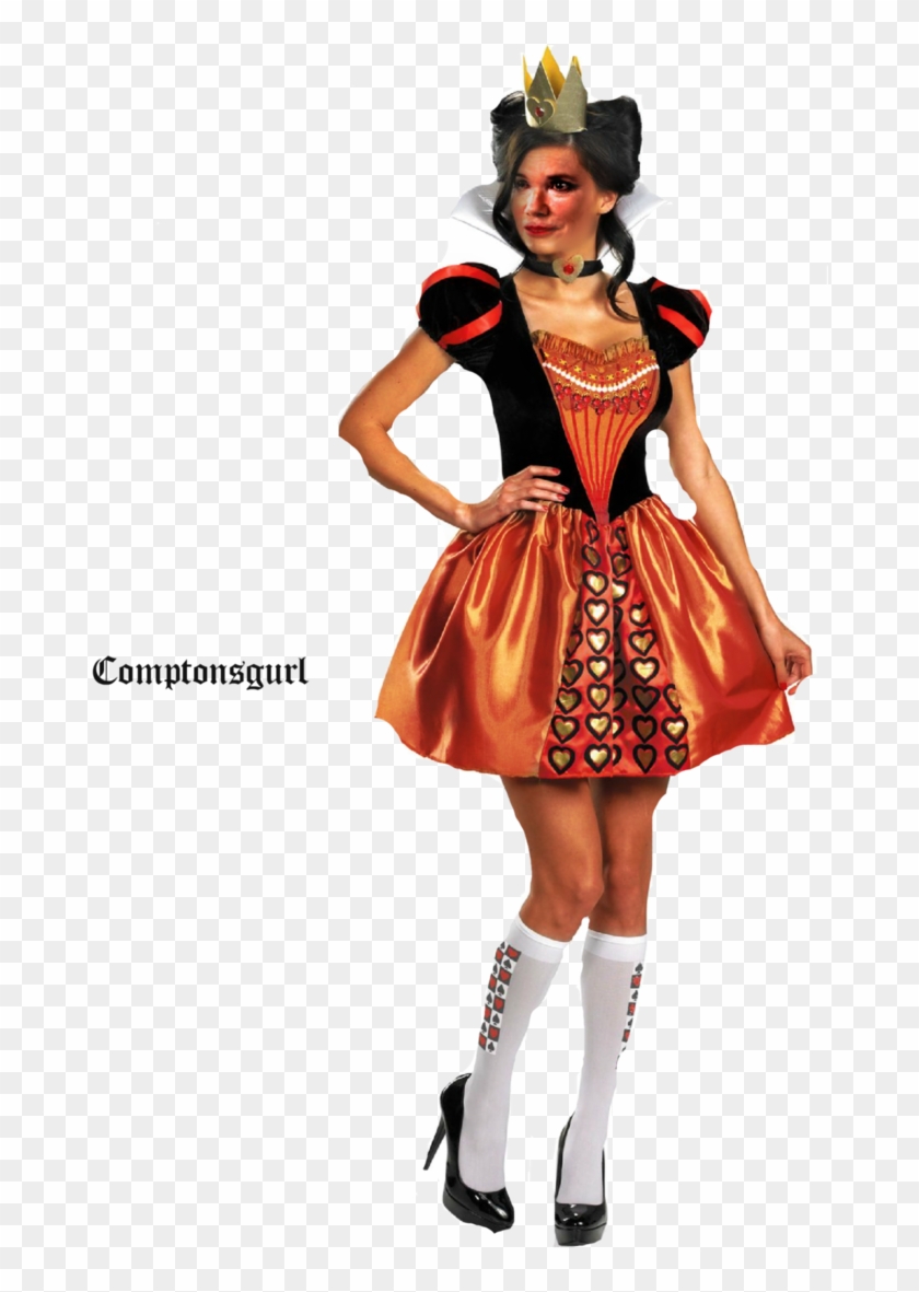 Sexy Queen Of Hearts Png By Childoftheflower - Red Queen Alice In Wonderland Costume #976855