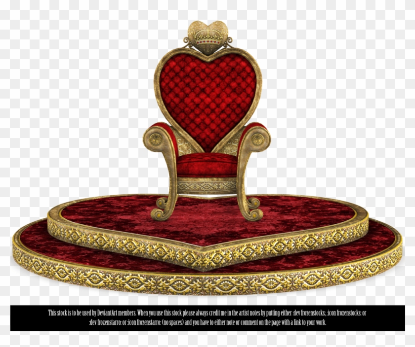 Chair Throne Queen Of Hearts Queen Regnant Furniture - Chair Png #976898