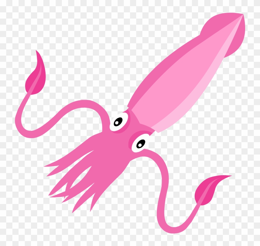Squid Clipart Transparent Background - Squid Clipart Png #976907