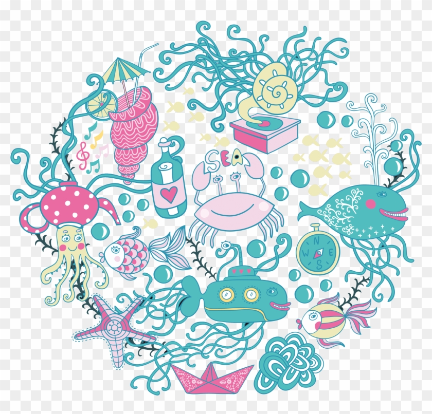 Jellyfish Marine Biology Drawing - Marine Biology #976936