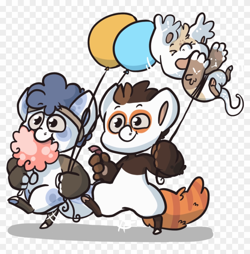 Babysitting A Balloon By Leniproduction - Cartoon #976937
