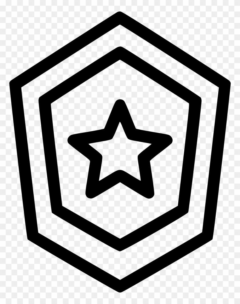 Shield Badge Star Reward Award Honor Achievement Comments - Sheriff Shield #976961