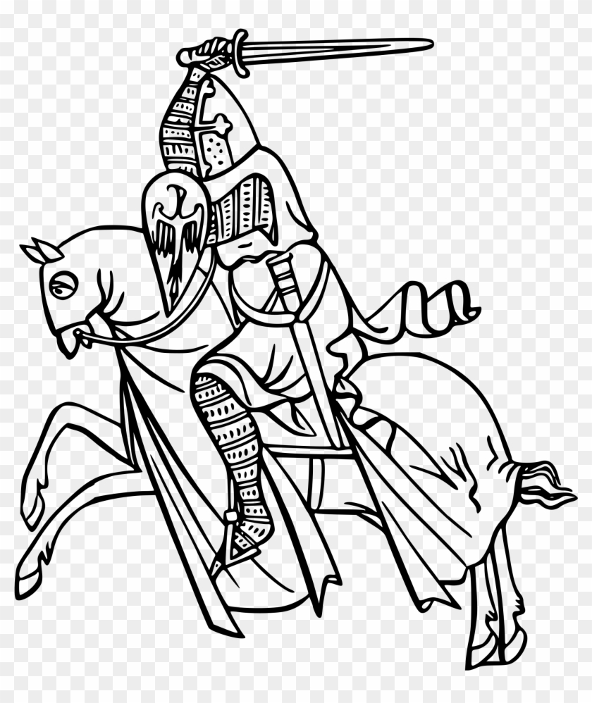 Knight Png - Coloring Book #977100