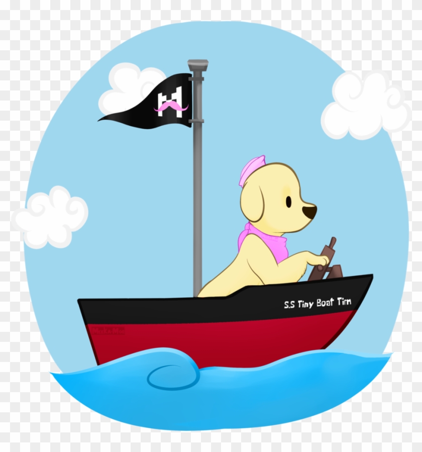 Boat - Dog In Boat Cartoon #977120