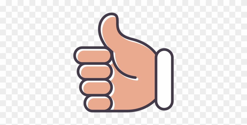 Thumbs Up Hand Icon - Hand Best Cartoon Png #977159