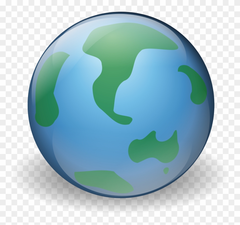Globe Clipart Computer - Earth Clip Art 3d #977194