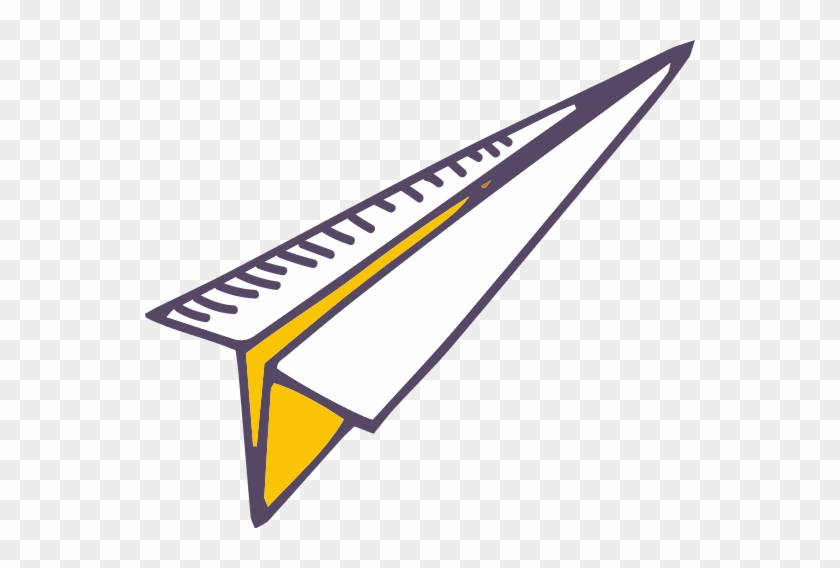 Flat Illustration Of Paper Plane - Paper Plane #977258
