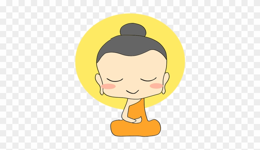 Little Buddha Girl Vector - Buddha Clipart #977312