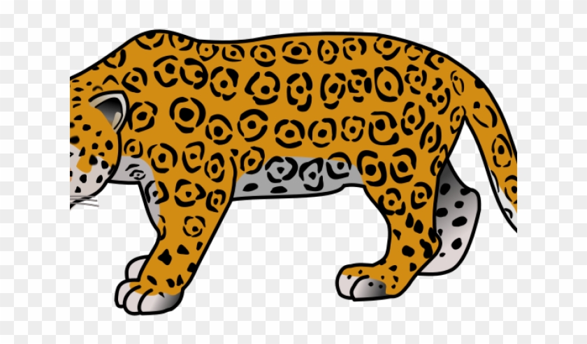 Jaguar Clipart Leopard Footprint - Cartoon Jaguar #977359