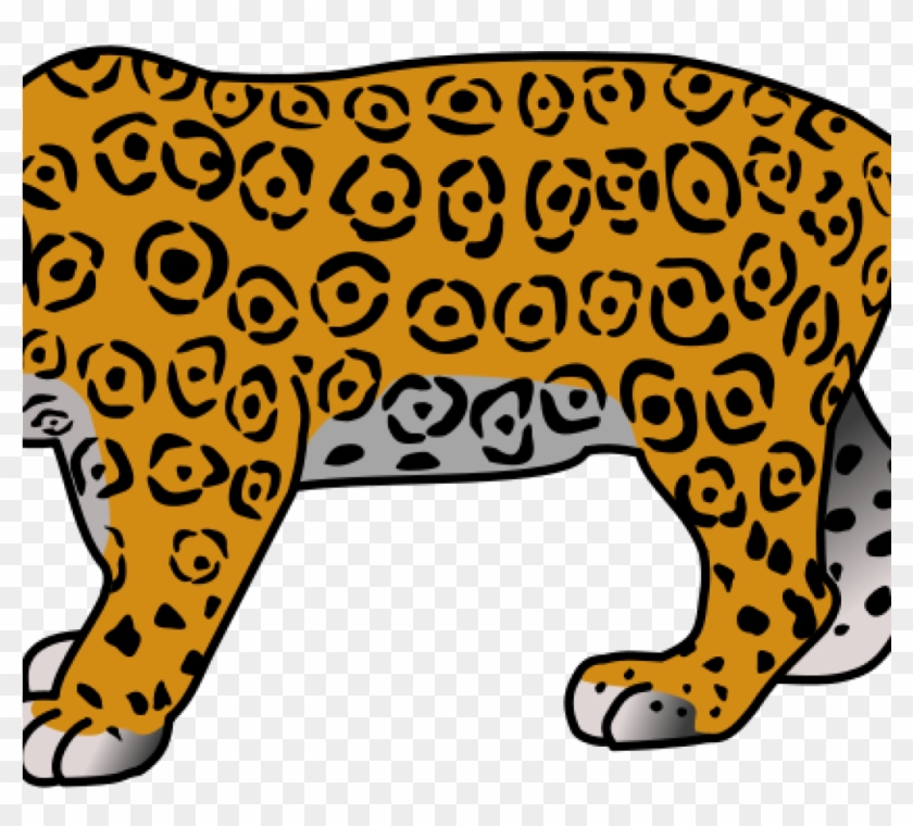 Jaguar Clipart Jaguar Clip Art Black And White Free - Cartoon Jaguar #977365